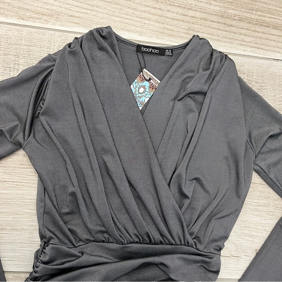 Silver Ruched Mini - Picture 3 of 4